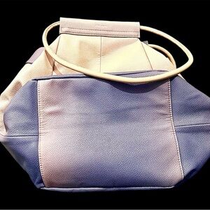 Pixie Mood Stella Tote, Ombré Colors, Textured, Silver plated zips & logo pull.